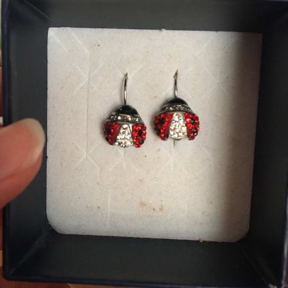 Ladybug earrings